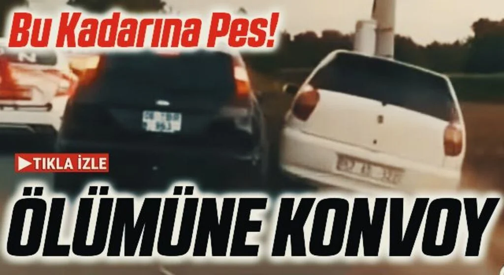 Bu kadarına pes! Samsun'da Ölümüne konvoy!