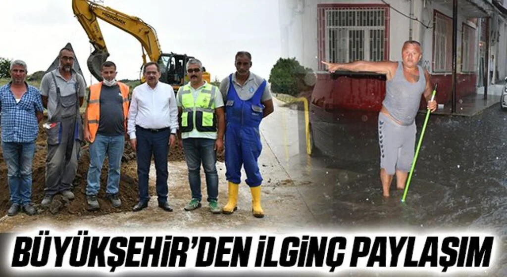 Büyükşehir'den ilginç paylaşım