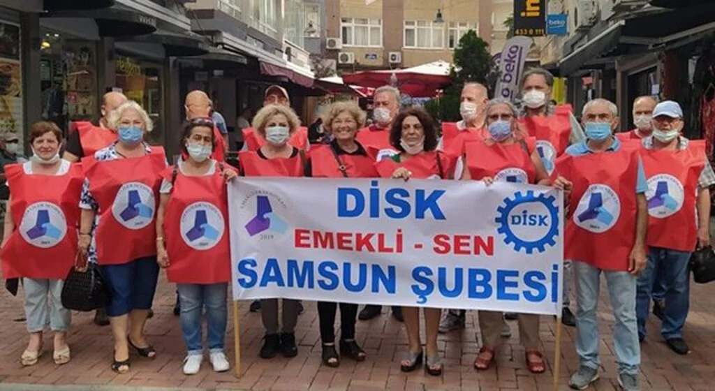 DİSK Emekli Sen Samsun Üyelerinden Zam Oranlarına Tepki