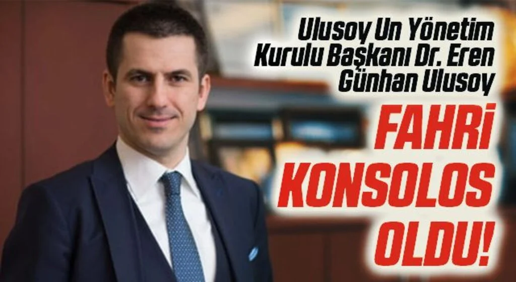Eren Günhan Ulusoy Endonezya Fahri Konsolosu Oldu