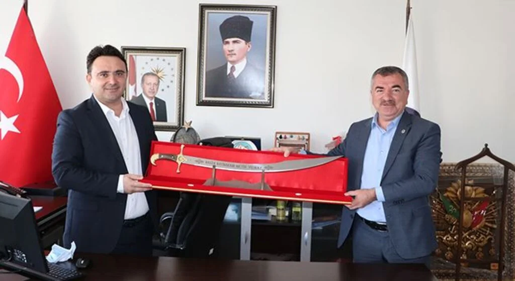 Havza Kaymakamı Yılmaz'a veda ziyareti
