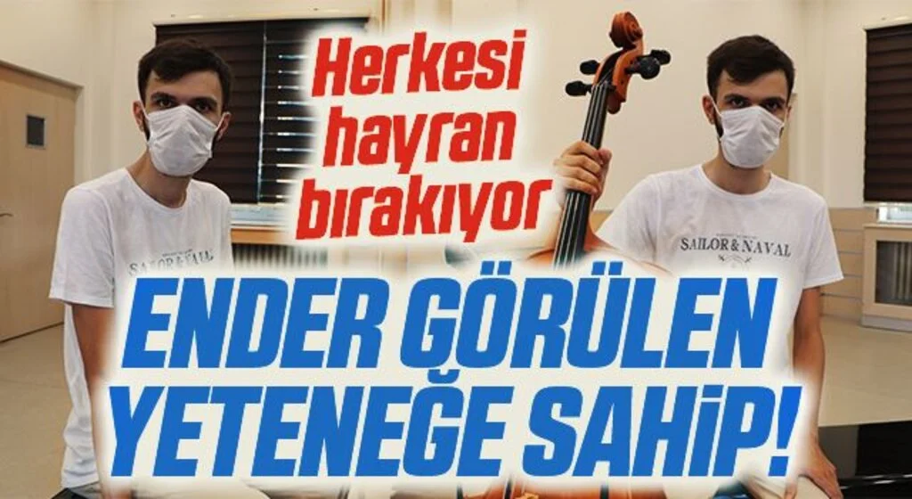 Herkesi hayran bırakıyor! Ender görülen müzik yeteneğine sahip