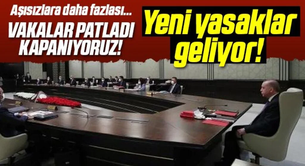 Kabine yarın toplanıyor! Aşı yaptırmayanlara yeni yasaklar kapıda