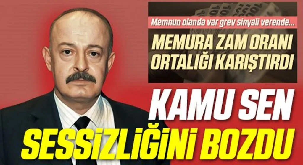 Kamu Sen sessizliğini bozdu