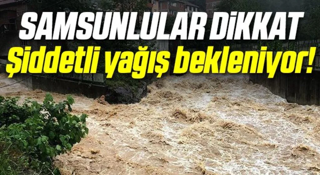 Karadeniz Bölgesi'nin bazı kesimlerinde yarın "şiddetli yağış" bekleniyor