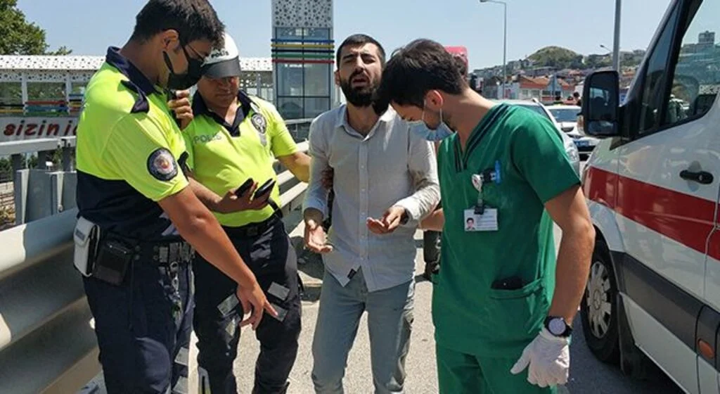 Kazaya davetiye çıkaran viyadük!