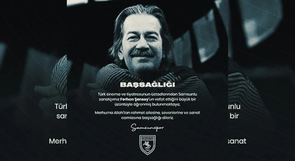 Kırmızı-Beyazlılar Ferhan Şensoy'u andı