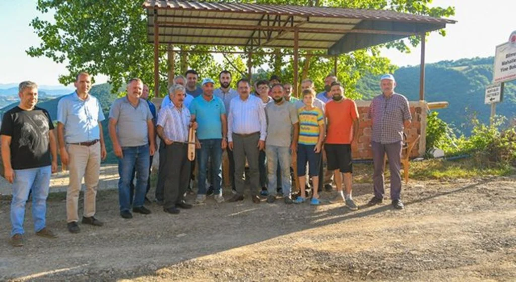 Samsun Büyükşehir ekipleri yangın bölgesinde