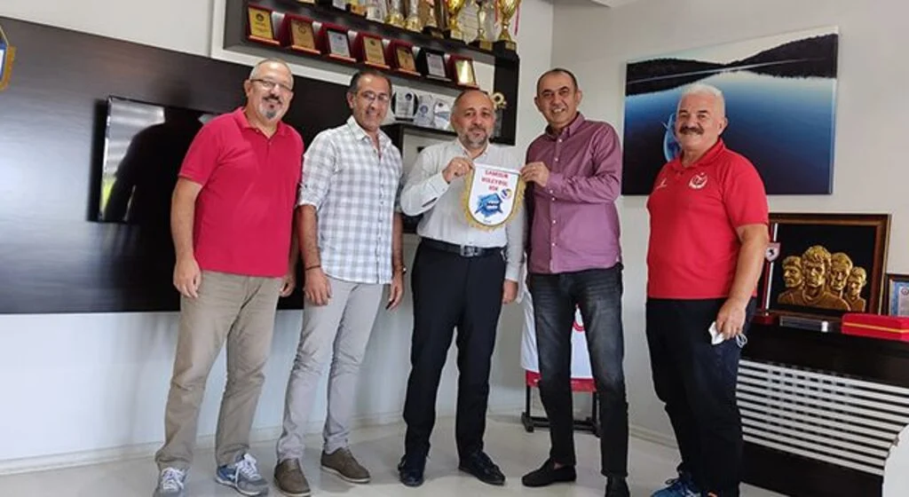 Samsun Voleybol'dan Kasapoğlu'na Ziyaret