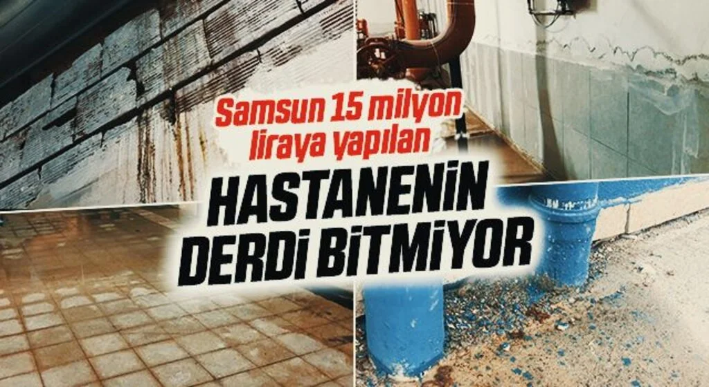 Samsun'da 15 milyon liraya yapılan hastanenin derdi bitmiyor