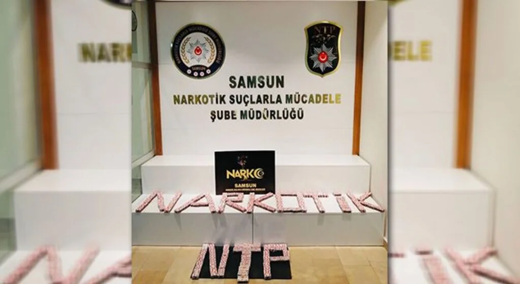 Samsun'da 7 bin 336 adet uyuşturucu hap ele geçirildi: 1 gözaltı