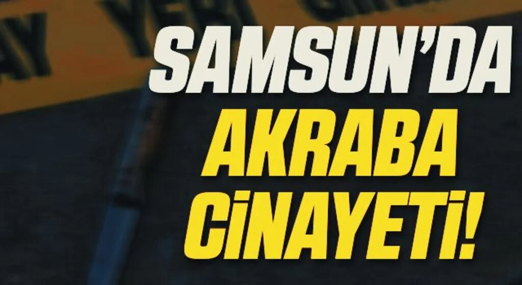 Samsun'da Akraba Cinayeti! Nail Kaya Hayatını Kaybetti