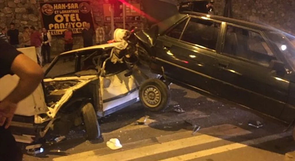 Samsun'da Alkollü Sürücü Kaza Yaptı!
