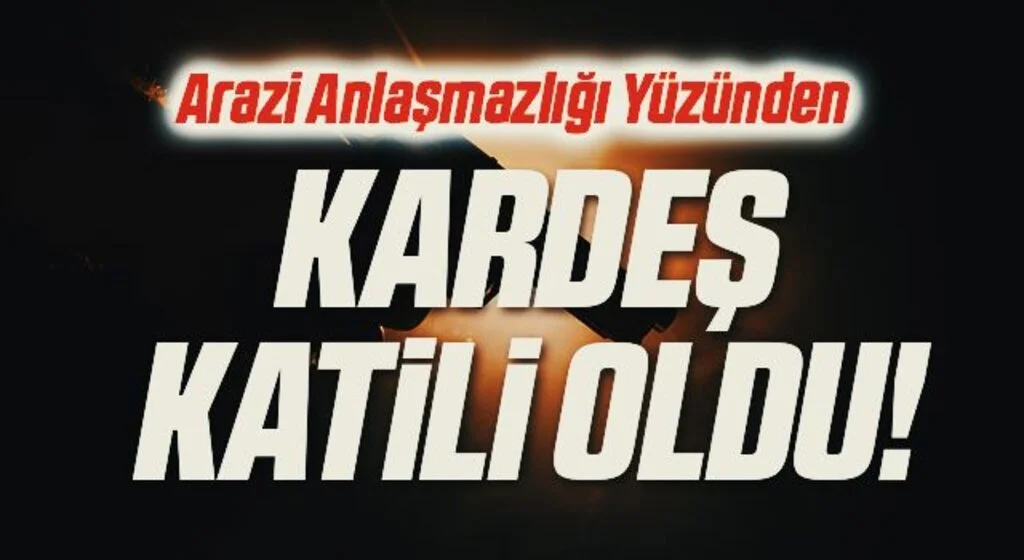 Samsun'da Arazi Anlaşmazlığı Yüzünden Kardeş Katili Oldu