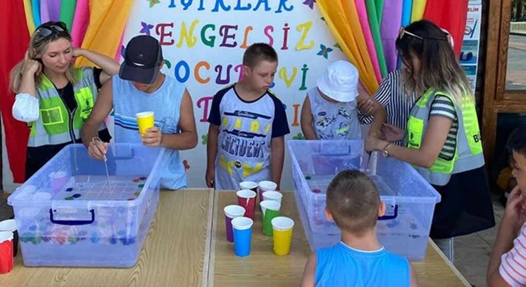 Samsun'da down sendromlu çocuklar için eğlenceli kamp