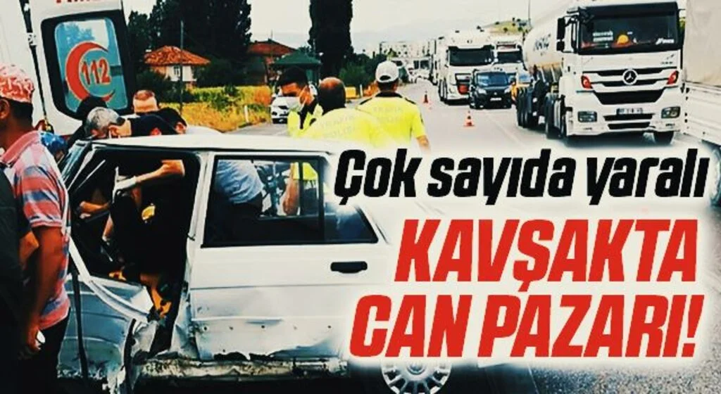 Samsun'da kavşakta can pazarı