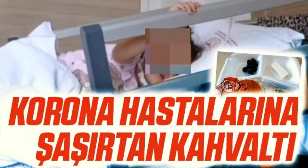 Samsun'da korona hastalarına şaşırtan kahvaltı 