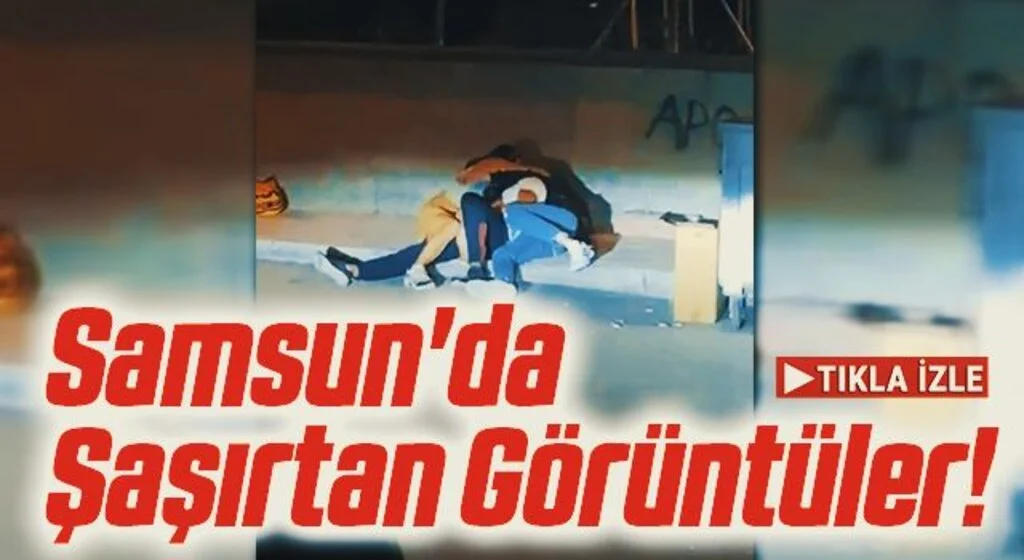 Samsun'da Şaşırtan Görüntüler!