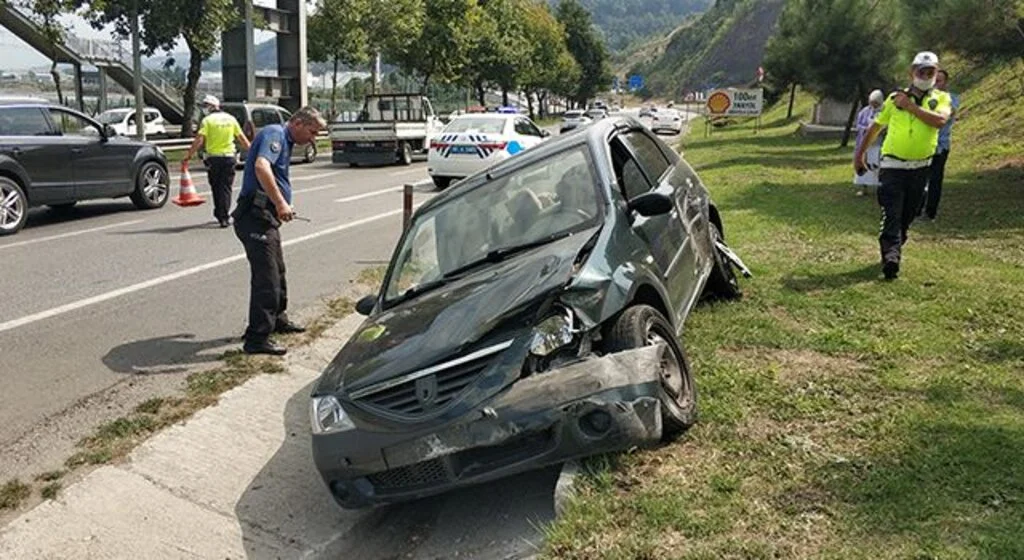 Samsun'da trafik kazası: 1 yaralı