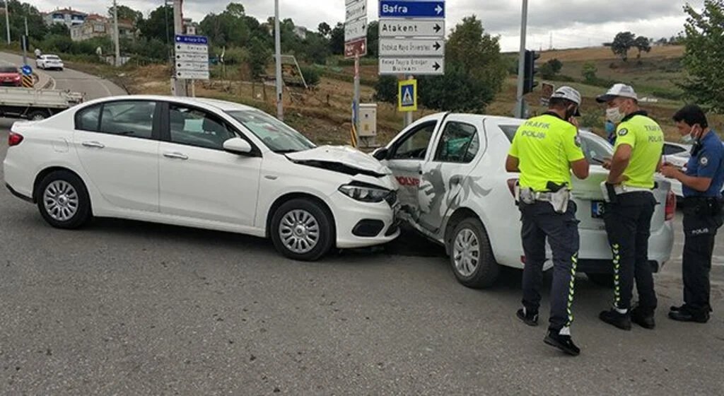 Samsun'da trafik kazası: 2 yaralı
