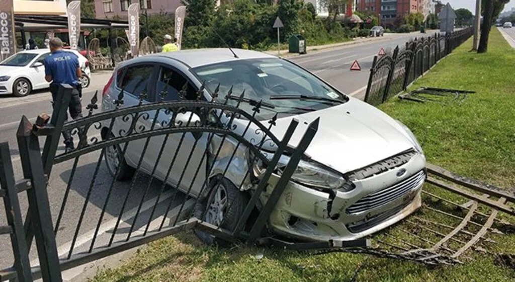 Samsun'da trafik kazası: 2 yaralı
