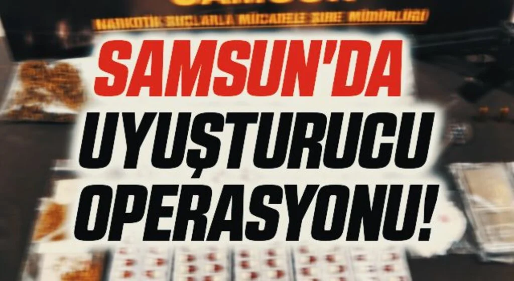 Samsun'da uyuşturucu operasyonu: 4 gözaltı