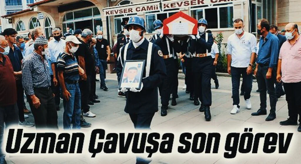 Samsun'da Uzman Çavuşa son görev