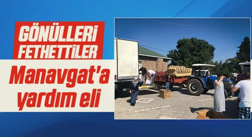 Samsun'dan Manavgat'a yardım eli 