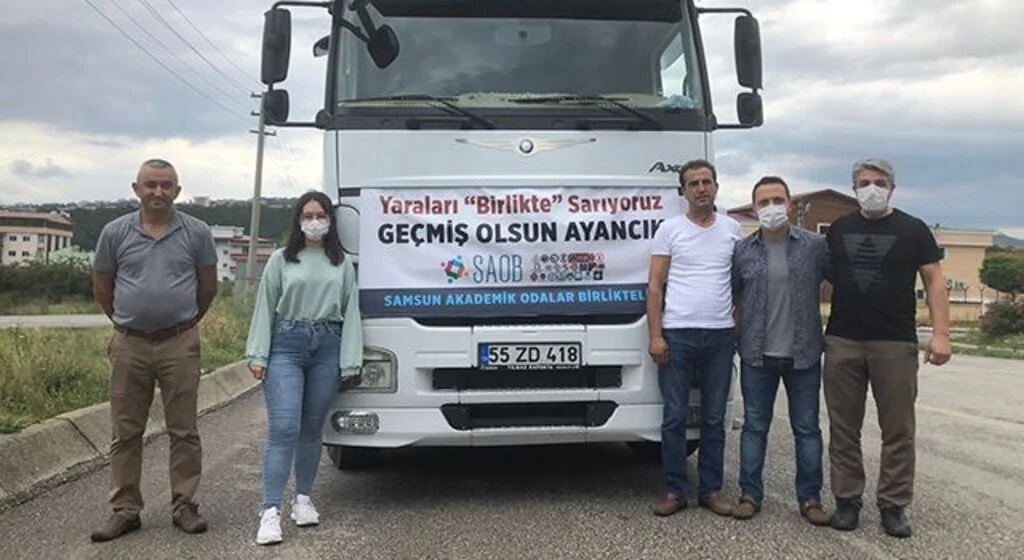 SAOB'dan Ayancık’a yardım