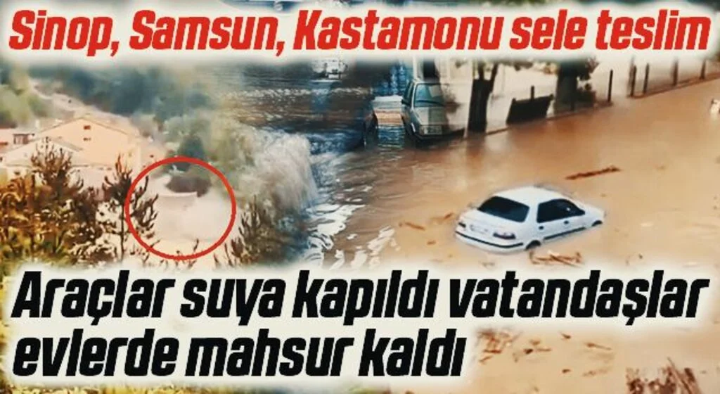 Sinop, Samsun, Kastamonu sele teslim