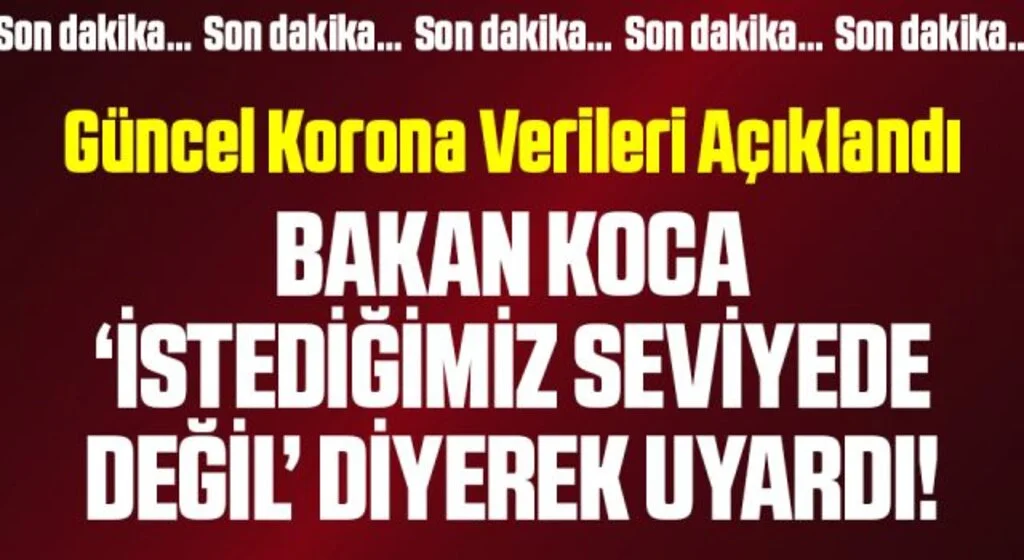 Son Dakika: 13 Ağustos koronavirüs tablosu açıklandı