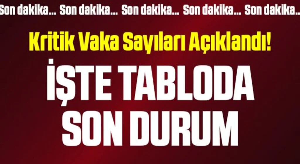 Son Dakika: 15 Ağustos koronavirüs tablosu açıklandı