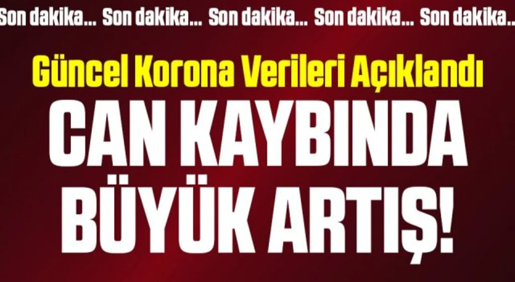 Son Dakika: 26 Ağustos koronavirüs tablosu açıklandı