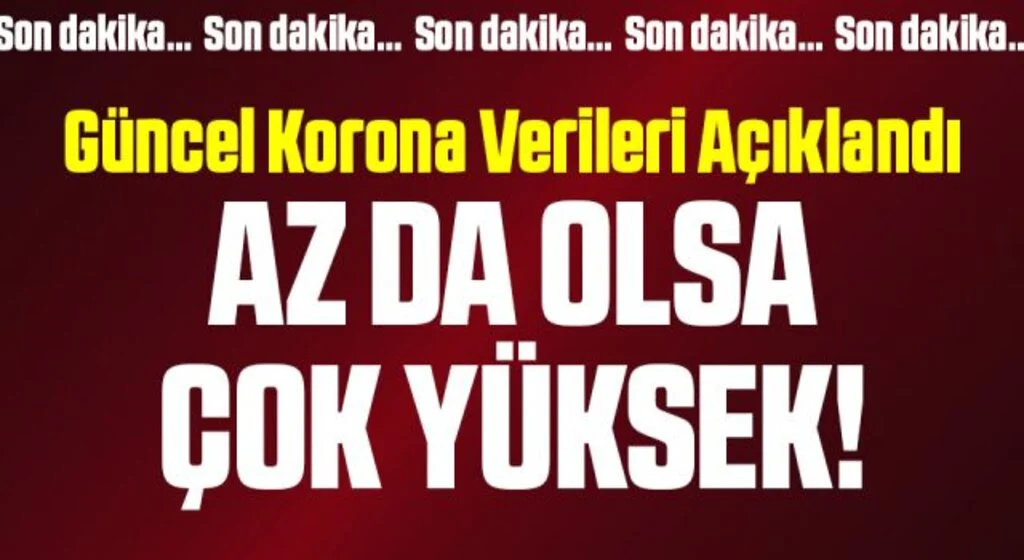 Son Dakika: 27 Ağustos koronavirüs tablosu açıklandı