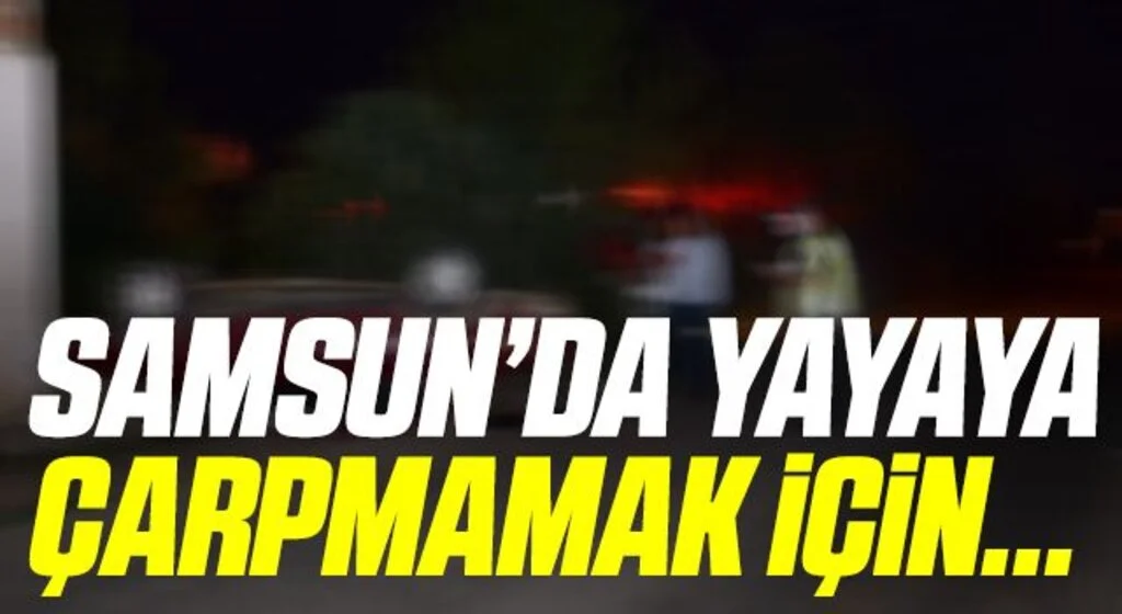 Yayaya çarpmamak için frene basınca takla attı: 2 yaralı