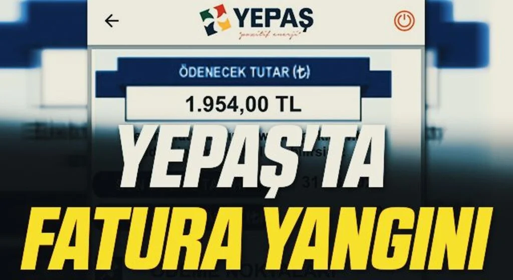 YEPAŞ'ta Fatura Yangını
