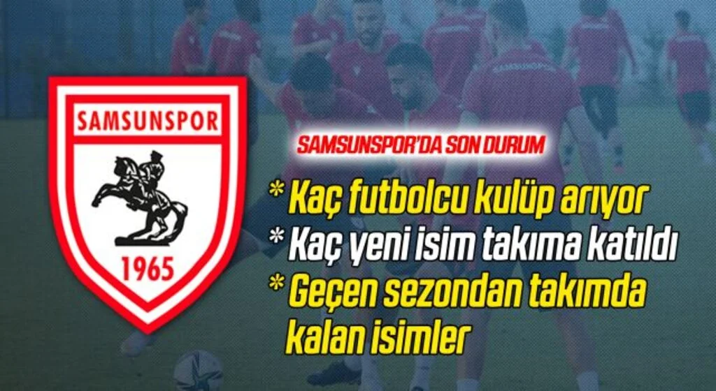 Yılport Samsunspor'da Son Durum! Kaç Transfer Yapıldı? Yeni Kulüp Arayanlar...