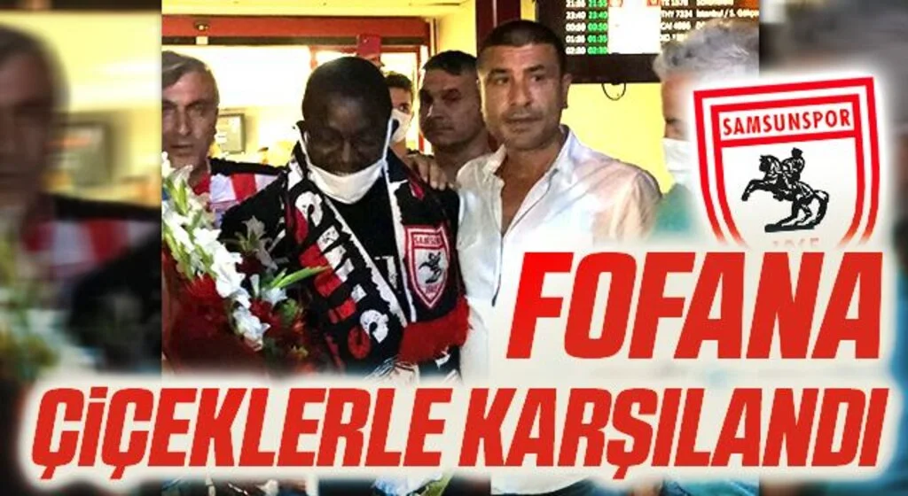 Yılport Samsunspor'un Yeni Transferi Moryke Fofana Çiçeklerle Karşılandı
