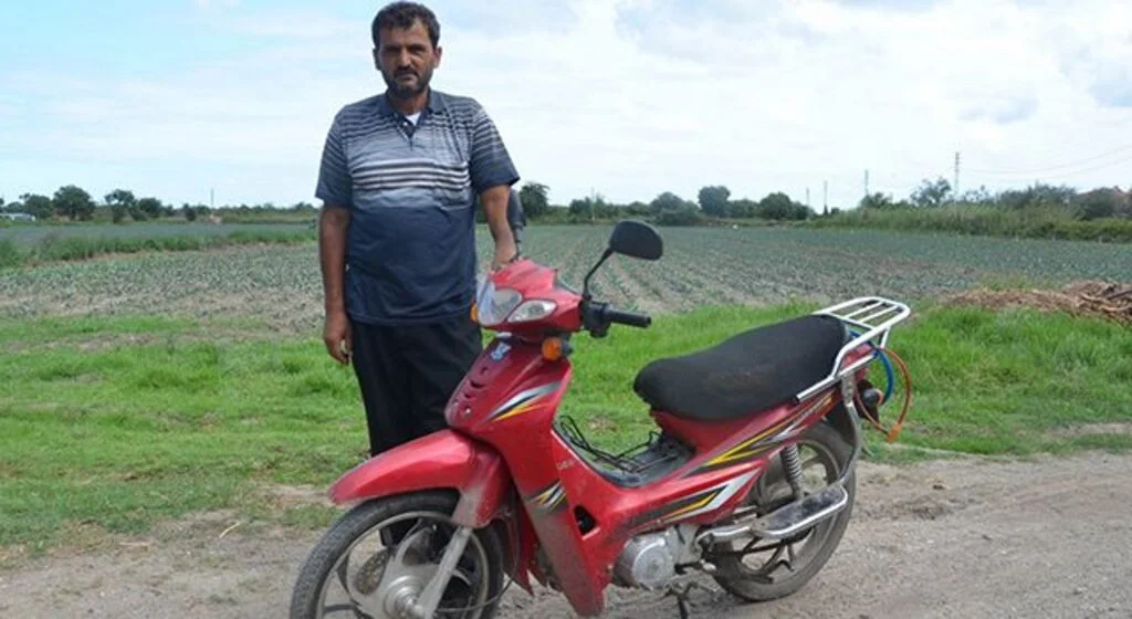 10 yıl önce çalınan motosikleti kazaya karışınca bulundu