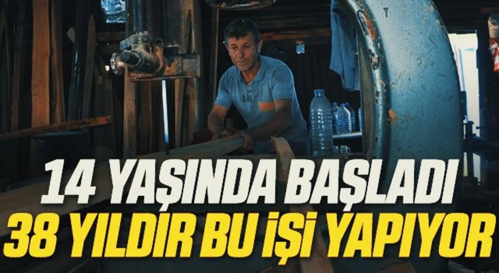 14 Yaşında Başladı 38 Yıldır Ahşap Tekne Yapıyor