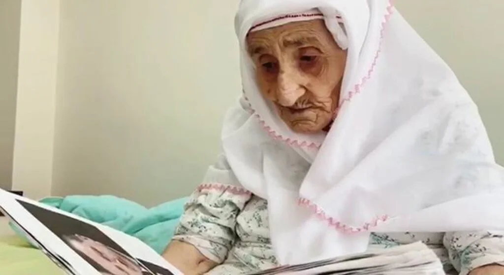 98 yaşındaki Sariye ninenin, Cumhurbaşkanı Erdoğan sevgisi