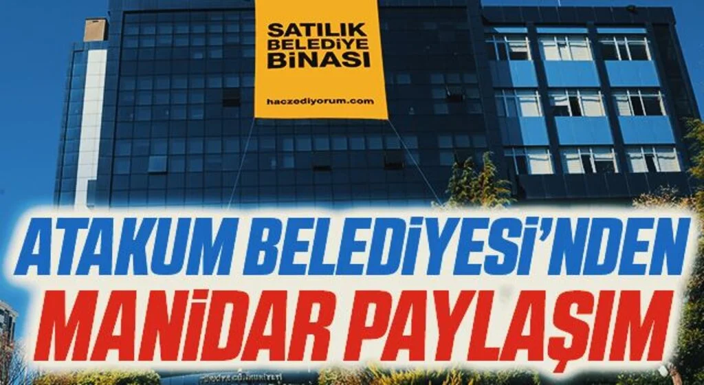 Atakum Belediyesi'nden Manidar Paylaşım "Satılık Belediye Binası"