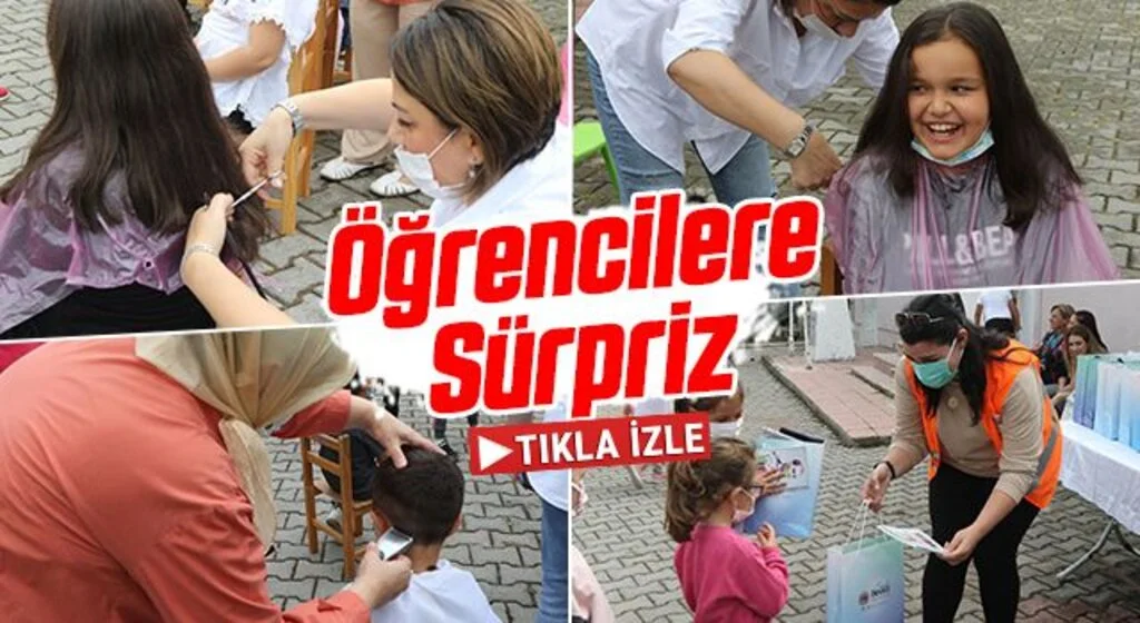 Atakum'dan öğrencilere sürpriz 