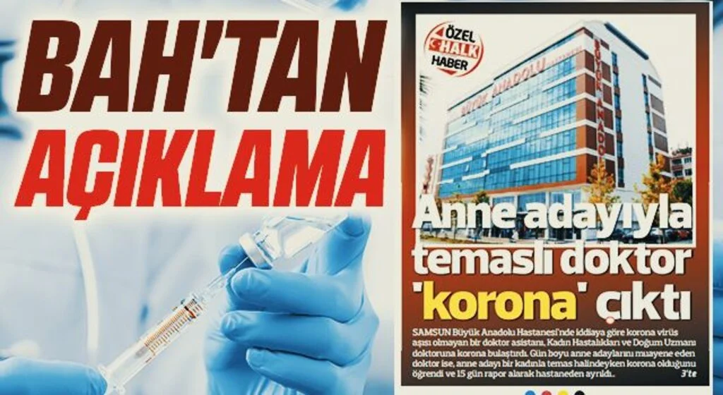 BAH'tan 'aşısı vardı' açıklaması