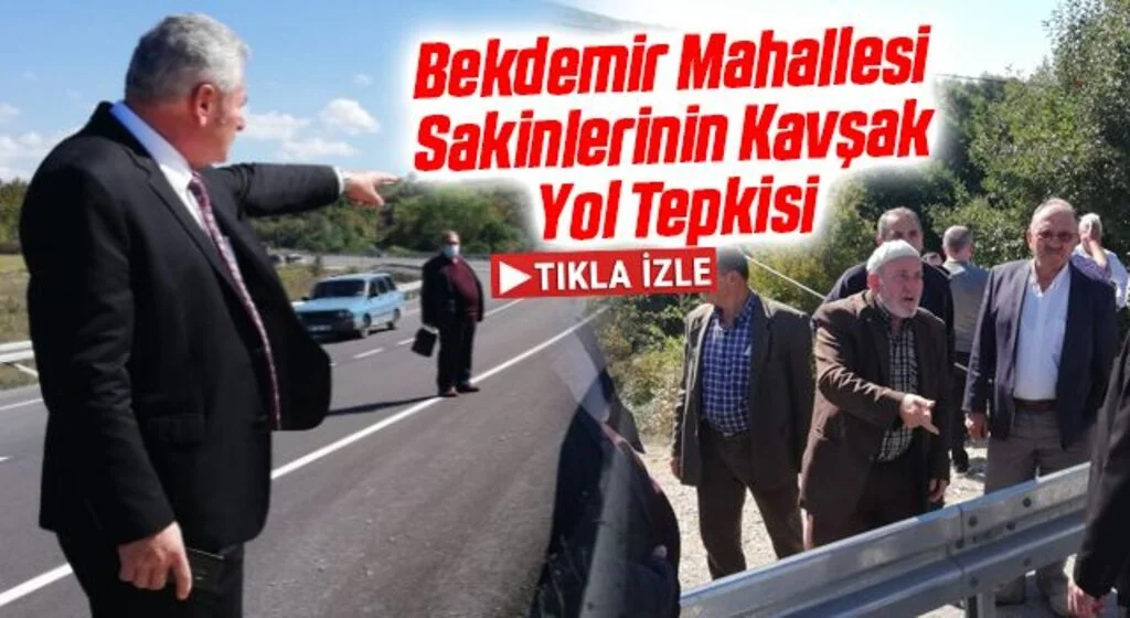 Bekdemir Mahallesi Sakinlerinin Kavşak Yol İsyanı! talepleri karşılanmazsa vatandaş büyük eyleme hazırlanıyor 
