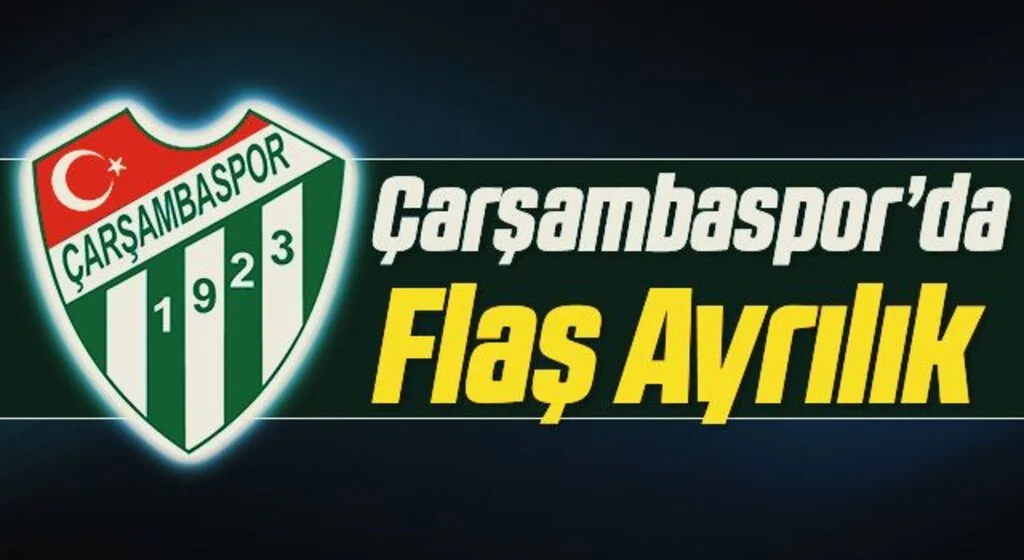 Çarşambaspor Teknik Direktörü Kenan Yelek İle Yollar Ayrıldı
