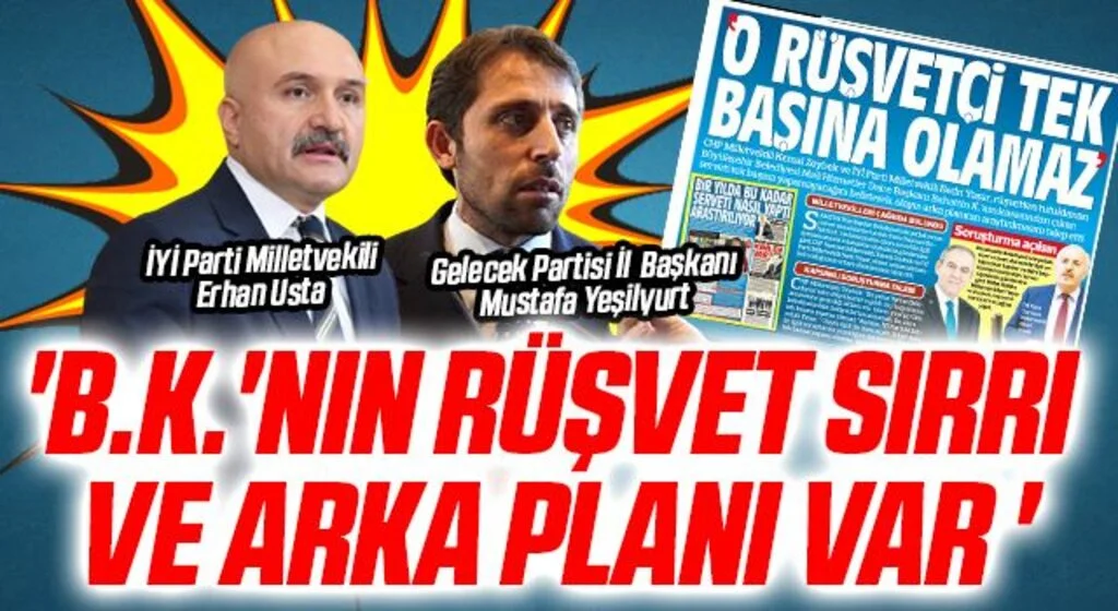 'Daire Başkanı B.K.'nın Rüşvet Sırrı Ve Arka Planı Var'