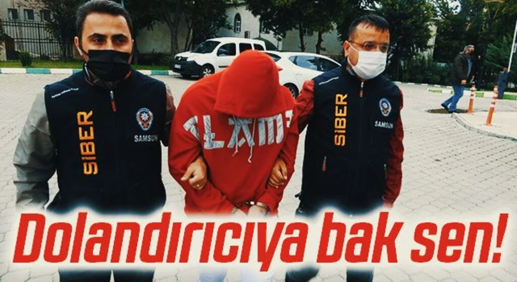 Dolandırıcıya bak sen!