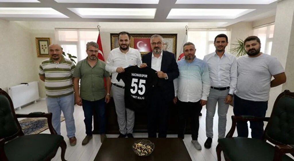 Hacınabispor'dan Başkan Kılıç'a Ziyaret