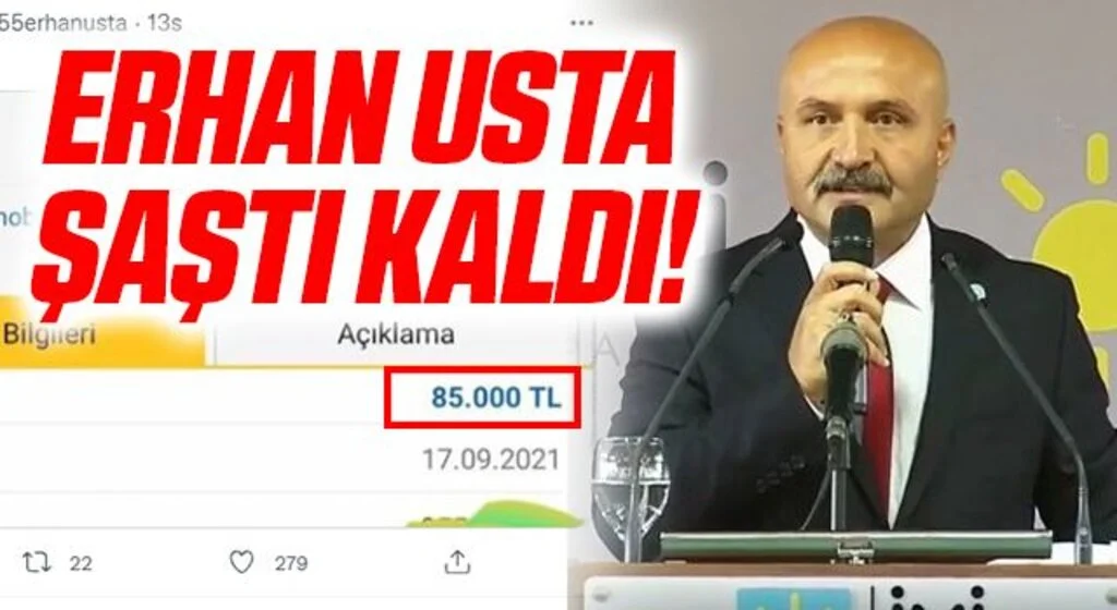 İYİ Parti Genel Başkan Yardımcısı Erhan Usta Şaştı Kaldı